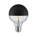 Led g95 calotte réflectrice 600lm e27 2700k 6,5w 230v noir mate gradable