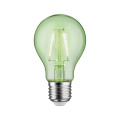 Ampoule Led filament vert standard 1w e27 verre clair 230v