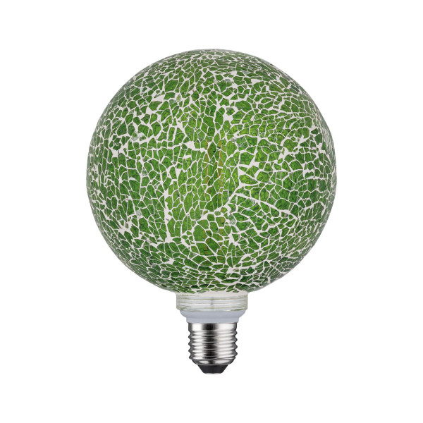 Led g125 miracle mosaic 470lm green grd e27 2700k 230v