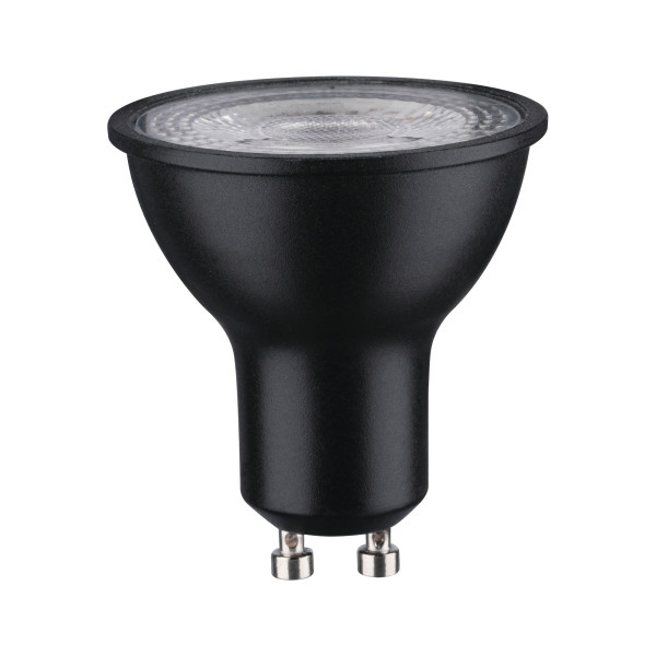 Led gu10 460lm 2700k 36° black dép grd 7w 240v ral9004