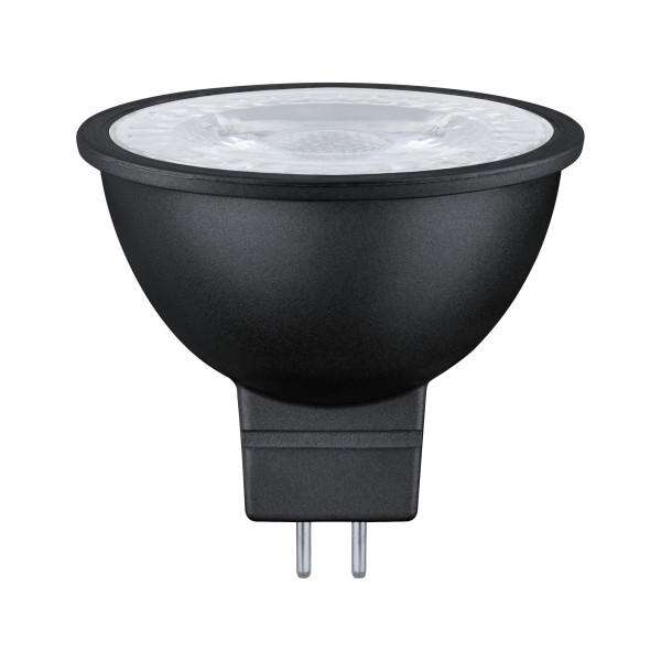 Led gu5,3 445lm 2700k 36° black dépoli grd 6,5w 12v ral9004