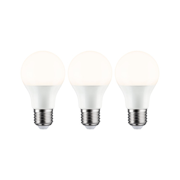 Ampoule Led pack de 3 standard 8w 806lm E27 230v 2700k Opale