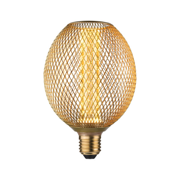 Globe led metallic glow laiton spiral e27 200 lm 4,2 w 1800 k 230 v