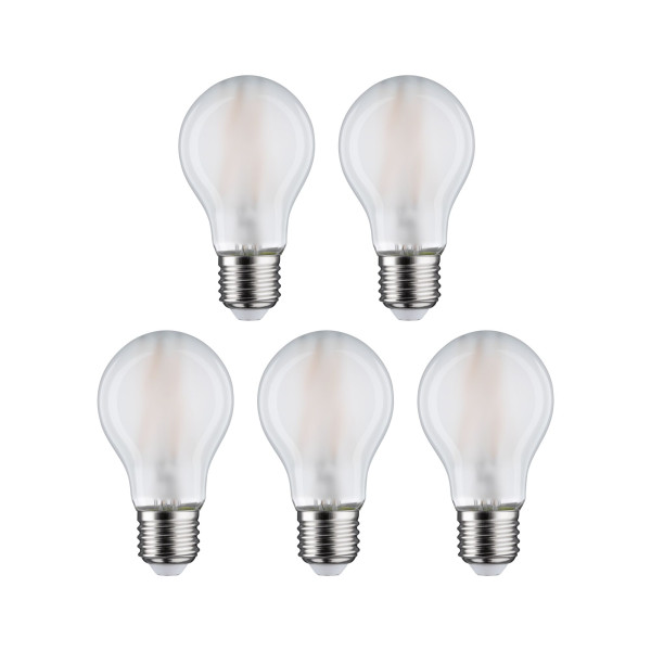 Pack de 5 led std 806lm 2700k dépoli e27 230 v