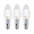 Ampoule led pack de 3 flammes e14 525lm 2,5w 3000k clair 230v