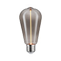 Ampoule led e27 floating shine edison 2,8w 90lm 1800k d64mm h138mm verre fumé