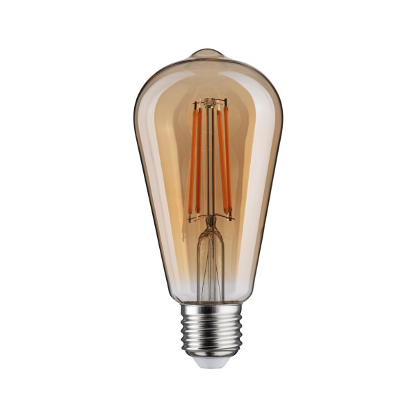 Ampoule led e27 edison 1879 st64 6w 470lm 1800k 3stepdim doré h140mm d64mm