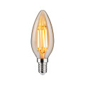 Ampoule led e14 edition 1879 flamme 4,9w 450lm 1800k gradabledoré h98mm d35mm