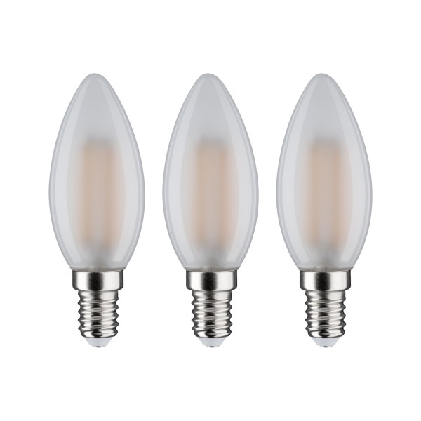 Ampoule led ecoline e14 3er pack kerze 525lm 2,5w 3000k matt 230v