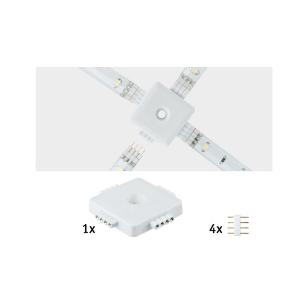 Accessoire de connexion Paulmann X-Connector Your LED blanc plastique