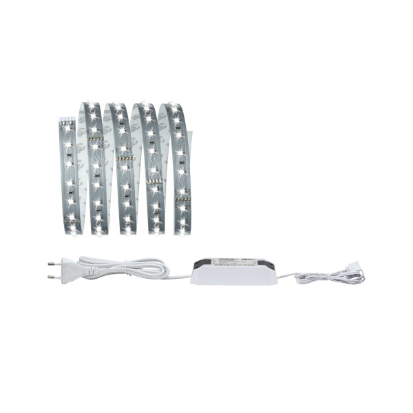 Kit de base Paulmann maxled 500 1,5m blanc lumière du jour 8,5w 230/24v 20va argent