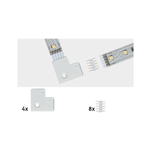 Connecteur d'angle Paulmann MaxLED 90° Blanc