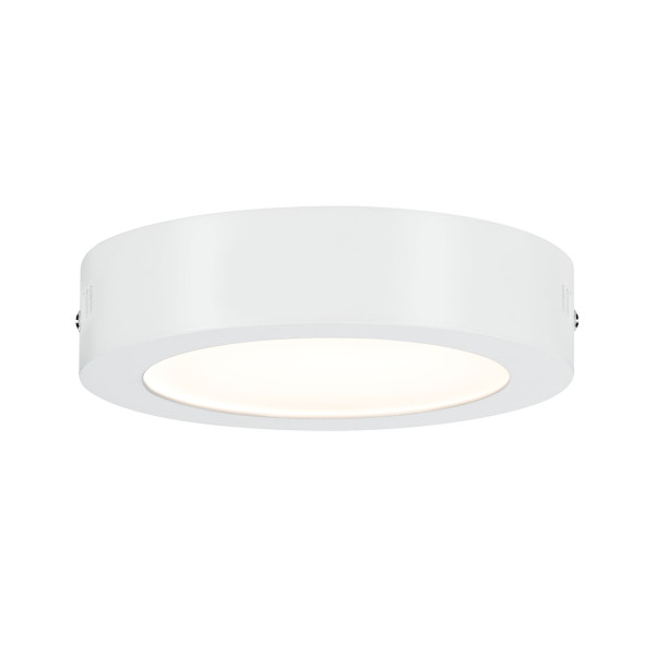 Plafonnier Paulmann Lunar LED Panel 11 W Blanc dépoli alu