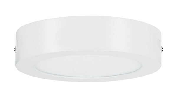 Plafonnier Paulmann Lunar LED Panel 11 W Blanc dépoli alu