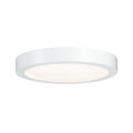 Plafonnier Paulmann Lunar LED Panel 20 W Blanc dépoli alu