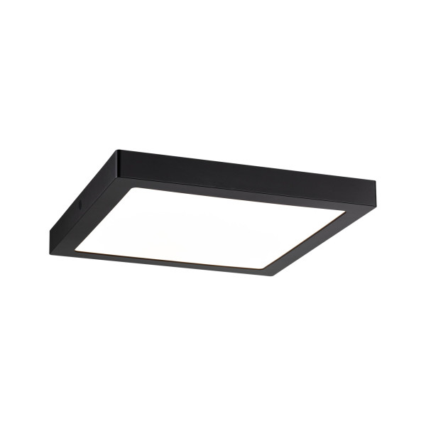 Pan led wallceiling abia 300x300mm 22w noir mat 230v plastique