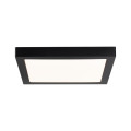 Pan led wallceiling abia 300x300mm 22w noir mat 230v plastique