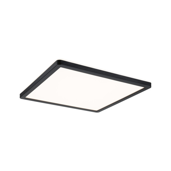 Panel atria shine 16w 3000k 293x293mm 230v noir plastique