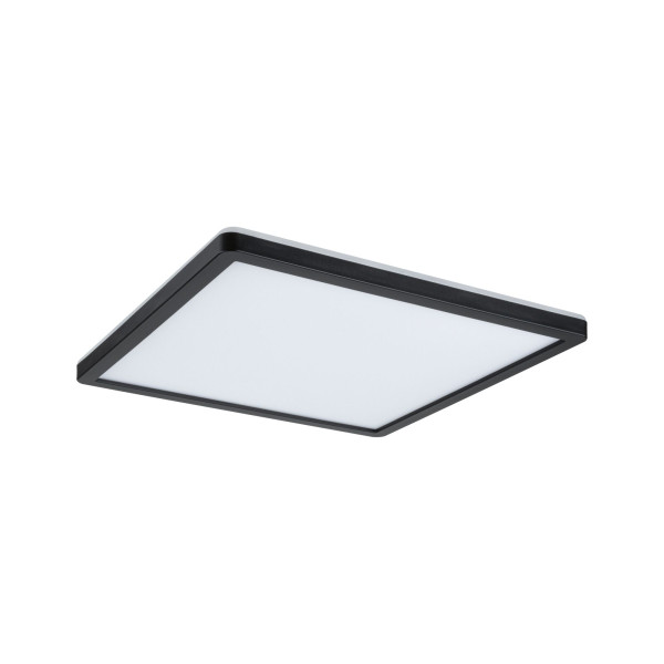 Panel atria shine 16w 3000k 293x293mm 230v noir plastique