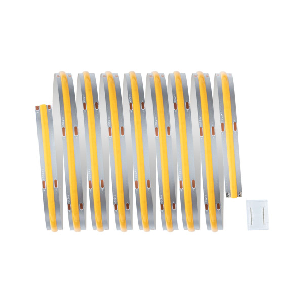 Maxled 500 stripe 2,5m cob blanc chaud 2700k 15w 230/24v plastique argenté