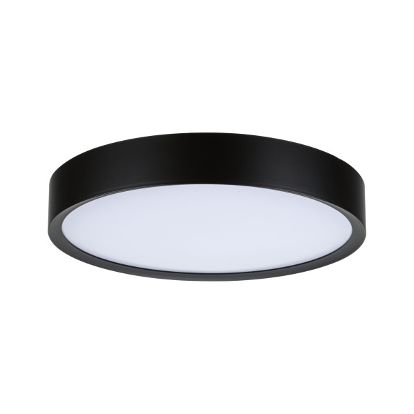 Plafonnier tega ip44 whiteswitch led 24w noir 230v plastique