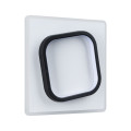 Applique 2form carré led 22w 2725lm 4000k 240x240mm noir & blanc 230v plastique