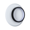 Applique 2form rond led 16,5w 2060lm 4000k d.240mm noir & blanc 230v plastique