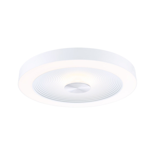 Plafonnier vola d.400mm 4w/18,5w 500lm/2400lm 3000k gradable blanc argenté ip44