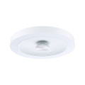 Plafonnier vola d.400mm 4w/18,5w 500lm/2400lm 3000k gradable blanc argenté ip44