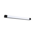 Sdb applique quasar 700mm 10,5w 1400lm 3000k noir ip44 230v