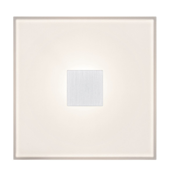 Extension lumitiles square 10x10cm 1x0,8w 2700k 12v blanc syn/alu