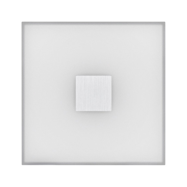 Lumitiles basic set square 10x10cm 2x0,75w rgbw blanc plastique/alu