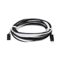 Lumitiles cables single colour 1x205cm 12v noir plastique