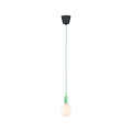 Neordic suspension ketil max1x60w e27 vert clair 230v tissu/silicone