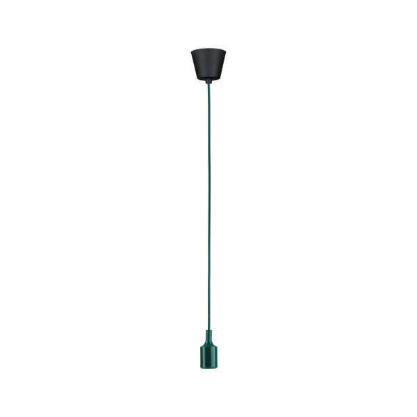 Neordic suspension ketil max1x60w e27 vert foncé 230v tissu/silicone