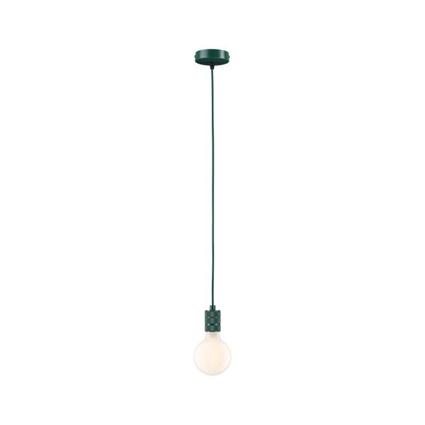 Neordic suspension tilla max1x60w e27 vert foncé 230v tissu/métal