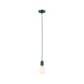 Neordic suspension tilla max1x60w e27 vert foncé 230v tissu/métal