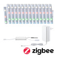 Kit de base maxled 250 5m zigbee rgbw protect cover ip44 22w 230/24v argent