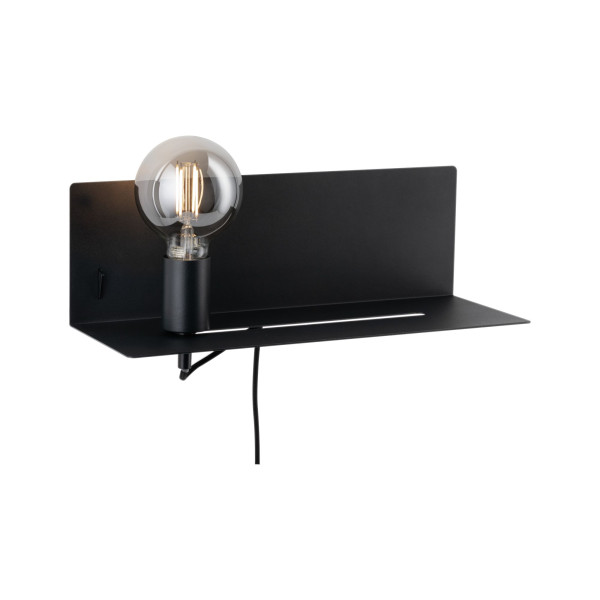 Devara applique max 1x40w e27 noir 230v métal