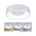 Plafonnier homespa casca ip44 whitesw led 1x16w 300mm bc 230v mét/syn