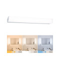 Applique homespa luno ip44 led 1x6w whiteswitch 390mm alu 230v métal/syn