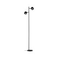 Lampadaire puric pane i led 2x2,5w 330lm 2700k 3stepdim noir 230v métal