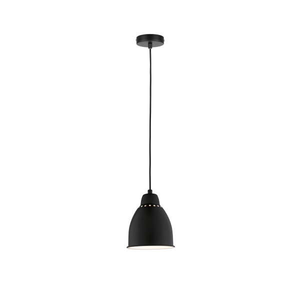 Neordic suspension hilla max. 1x40w e27 noir 230v metal