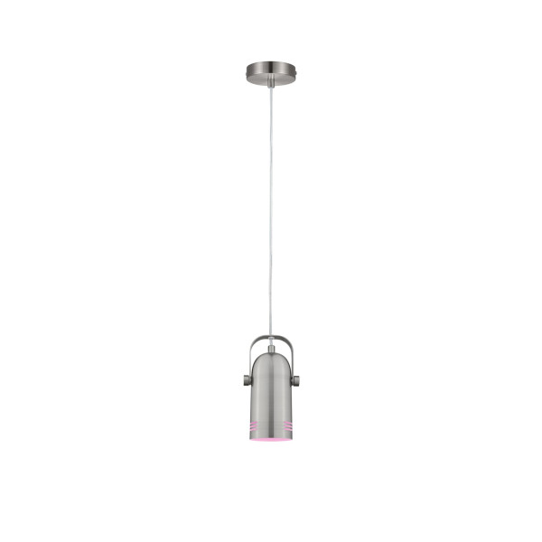 Lavea suspension  max. 1x15w e27 acier brossé 230v metal