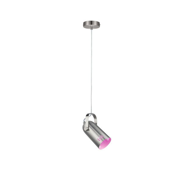 Lavea suspension  max. 1x15w e27 acier brossé 230v metal