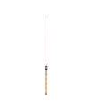 Eldar suspension avec prise max 1x20w e27 rouge/bruni 230v metal