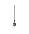 Eldar suspension avec prise max 1x20w e27 gris/nickel 230v metal