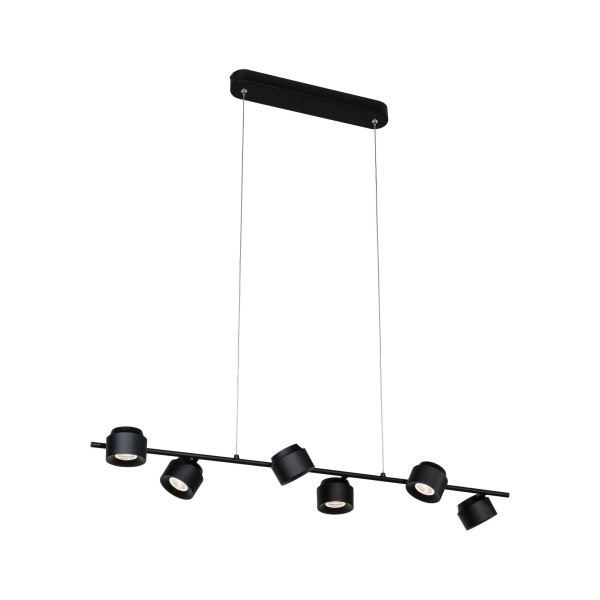 Puric pane suspension led 6x_w 3stepdim noir/gris 230v metal/plastique