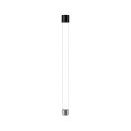 Suspension aldan ii grd led 1x__w noir/alu brossé 230v aluminium