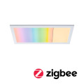 Applique amaris zb panneau led rgbw 600x300mm 22w blanc dépoli 230v métal